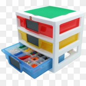  - 3 Drawer Lego Storage, HD Png Download - legos png