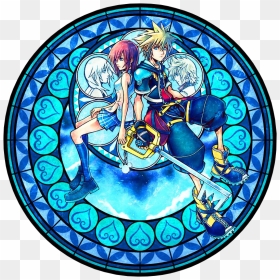 Kingdom Hearts 2 Stained Glass, HD Png Download - stained glass png