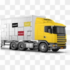 Trailer Truck, HD Png Download - moving truck png