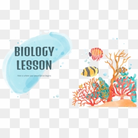 Free Ocean Themed Google Slides, HD Png Download - biology png