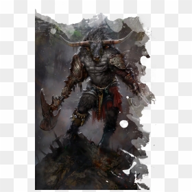 On A Successful Use Of Your Goring Rush Trait, In Addition, HD Png Download - minotaur png