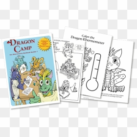 Dragon Camp Funsheet Workbook Promo Image - Cartoon, HD Png Download - gasp emoji png