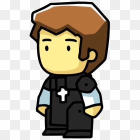 Priest Male - Scribblenauts Man Png, Transparent Png - priest png