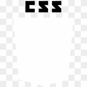 Css3 Logo Black And White - Css White Logo Png, Transparent Png - css logo png