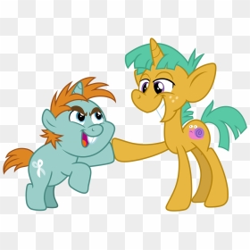 Cheezedoodle96, Buck Teeth, Colt, Duo, Foal, Hoofbump, - Portable Network Graphics, HD Png Download - buck teeth png
