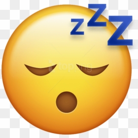 Sleeping Iphone Emoji , Png Download - Emoji Sleep Clipart, Transparent Png - sleeping emoji png