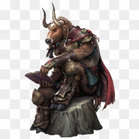 Minotaur Fighter Pathfinder , Png Download - Dnd 5e Minotaur Monk, Transparent Png - minotaur png