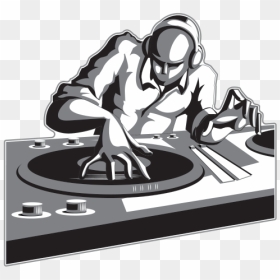 Dj In Action - Dj Mixer Logo Png, Transparent Png - deejay png