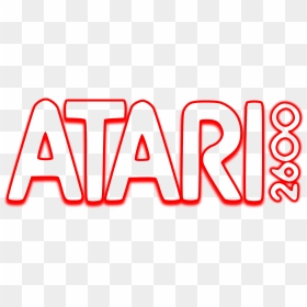Neon Platorm Clear Logos Platform Media Launchbox Atari - Atari 2600 Logo Png, Transparent Png - atari 2600 png