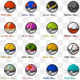 Pixel Art Quick Ball, HD Png Download - masterball png
