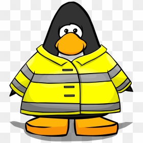 Fireman Jacket Png - Club Penguin Penguin With Shirt, Transparent Png - club penguin png