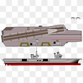 French Aircraft Carrier Pa2, HD Png Download - aircraft carrier png