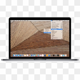Macbook Transparent Menu, HD Png Download - mac desktop png