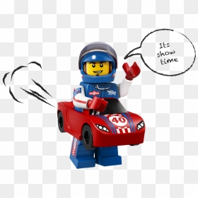 Car Minifig 1 - Lego Minifigures Series 18 Race Car Guy, HD Png Download - legos png