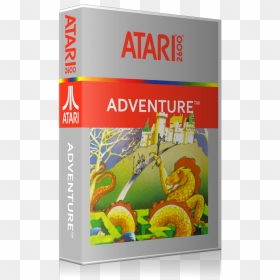 Adventure Atari 2600 Game Cover To Fit A Ugc Style - Atari 5200 Blue Print, HD Png Download - atari 2600 png