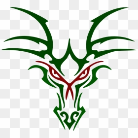 Dragon Head Clipart , Png Download - Simple Dragon Head Outline, Transparent Png - dragon head png