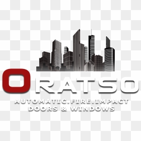 Oratso Corp Automatic Door - Metropolitan Area, HD Png Download - miami skyline png
