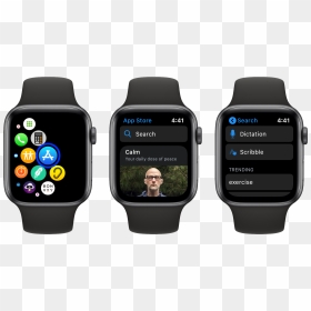 How To Download Apps Directly On Apple Watch Walkthrough - Apple Watch 5 Spotify, HD Png Download - download on the app store png