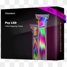 Psychedelic Animation Projection Mapping - Graphic Design, HD Png Download - lsd png