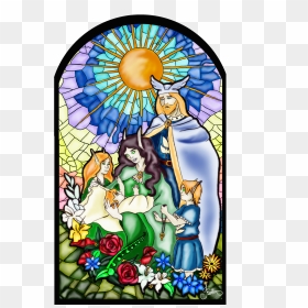 Stained Glass, HD Png Download - stained glass png