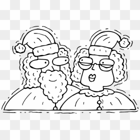 Transparent Santa Claus Face Png - Cartoon, Png Download - santa face png