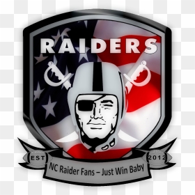 Nc Raider Fans Logo Oakland Raiders Logo, Raiders Fans, - Raiders Nfl, HD Png Download - raiders png