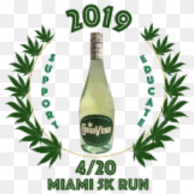 2019 4/20 Miami 5k Run - Garnet And Diamond Parure, HD Png Download - miami skyline png