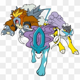 Transparent Dugtrio Png - Suicune Entei And Raikou, Png Download - suicune png