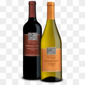 Smoking Loon Wine Bottles - Glass Bottle, HD Png Download - wine bottles png