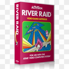 River Raid 2 Atari 2600 Game Cover To Fit A Ugc Style - Book Cover, HD Png Download - atari 2600 png