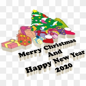 Christmas And New Year Png Image 2020 Png Free Download - Happybidday, Transparent Png - merry christmas and happy new year png