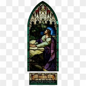 Stjohnsashfield Stainedglass Gethsemane - Stained Glass Window Png, Transparent Png - stained glass png