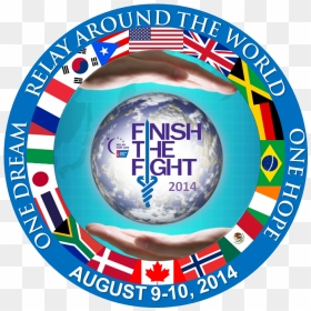 Relay For Relay For Life Of Cowlitz Wahkiakum Relay - Relay For Life Finish The Fight, HD Png Download - relay for life logo png