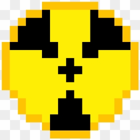 Radioactive Symbol Pixel Art, HD Png Download - radioactive symbol png