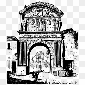 Arc De St Renobert In Auxerre Clip Arts - Portable Network Graphics, HD Png Download - arc png