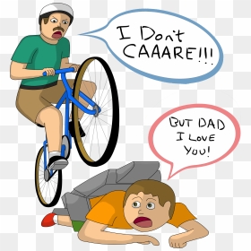 Thumb Image - Happy Wheels I Dont Care, HD Png Download - wheels png