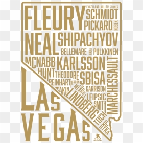 Pack Of 4 Stickers Vegas Golden Knights- Stickers - Vegas Golden Knights Nevada Sticker, HD Png Download - vegas golden knights logo png