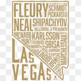 Pack Of 4 Stickers Vegas Golden Knights- Stickers - Vegas Golden Knights Nevada Sticker, HD Png Download - vegas golden knights logo png