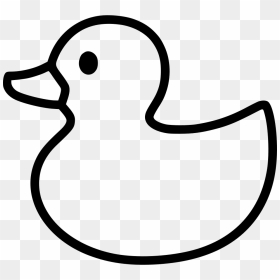 Rubber Ducky - Easy Duck Drawings For Kids, HD Png Download - rubber ducky png