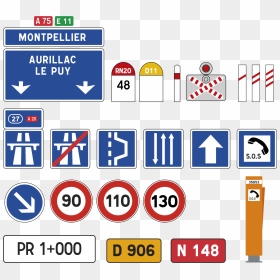 French Road Signs Clip Arts - All French Road Signs, HD Png Download - french png