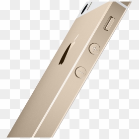 Gold Iphone 5s Side And Back - Iphone 5s Gold Side View, HD Png Download - iphone 5s png