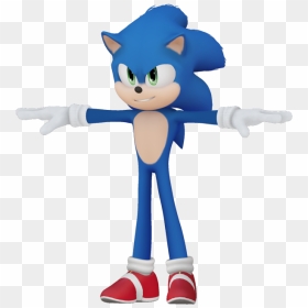 Download Zip Archive - Sonic Model, HD Png Download - sonic head png