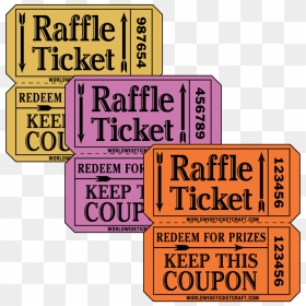 Drawing Raffle Bingo - Raffle Tickets Clipart, HD Png Download - raffle png