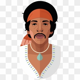 Jimi Hendrix Poster - Illustration, HD Png Download - jimi hendrix png