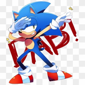 Sonic Dab, HD Png Download - sonic head png