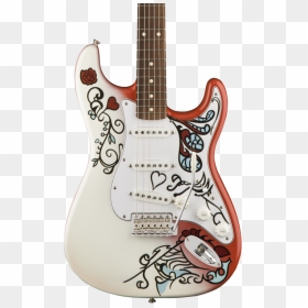 Sold Fender Jimi Hendrix Monterey Stratocaster - Fender Jimi Hendrix Monterey Stratocaster, HD Png Download - jimi hendrix png