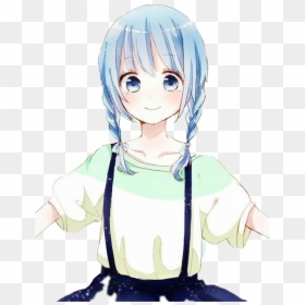 Hd Anime Girl With Pigtails , Png Download - Anime Girl With Pigtails, Transparent Png - cute anime girl png