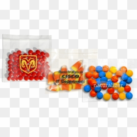 Custom Imprinted One Ounce Bags Filled With Bulk Candy, HD Png Download - skittles bag png