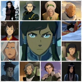 Female Legend Of Korra Characters, HD Png Download - korra png