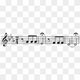Example Of 2 4 Time Signature, HD Png Download - beethoven png